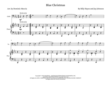 Blue Christmas (arr. Dominic Meccia)