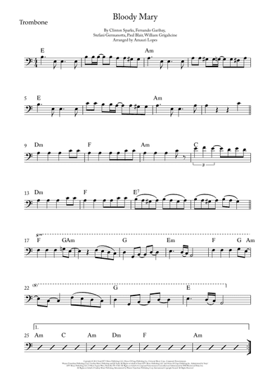 Bloody Mary (arr. Amauri Lopes)
