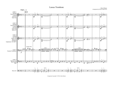 Lassus Trombone   (A Flex-band Arr.) (arr. Dean Mounts)