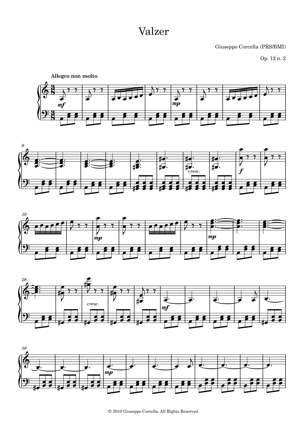Valzer Op. 12 No. 2