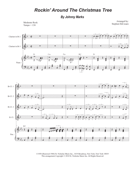 Rockin' Around The Christmas Tree (arr. Stephen DeCesare)