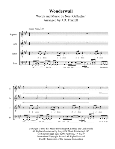 Wonderwall (arr. J.D. Frizzell)
