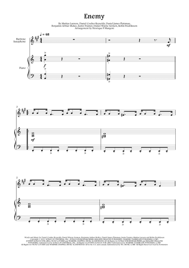 Enemy (arr. Henrique F Mangoni)