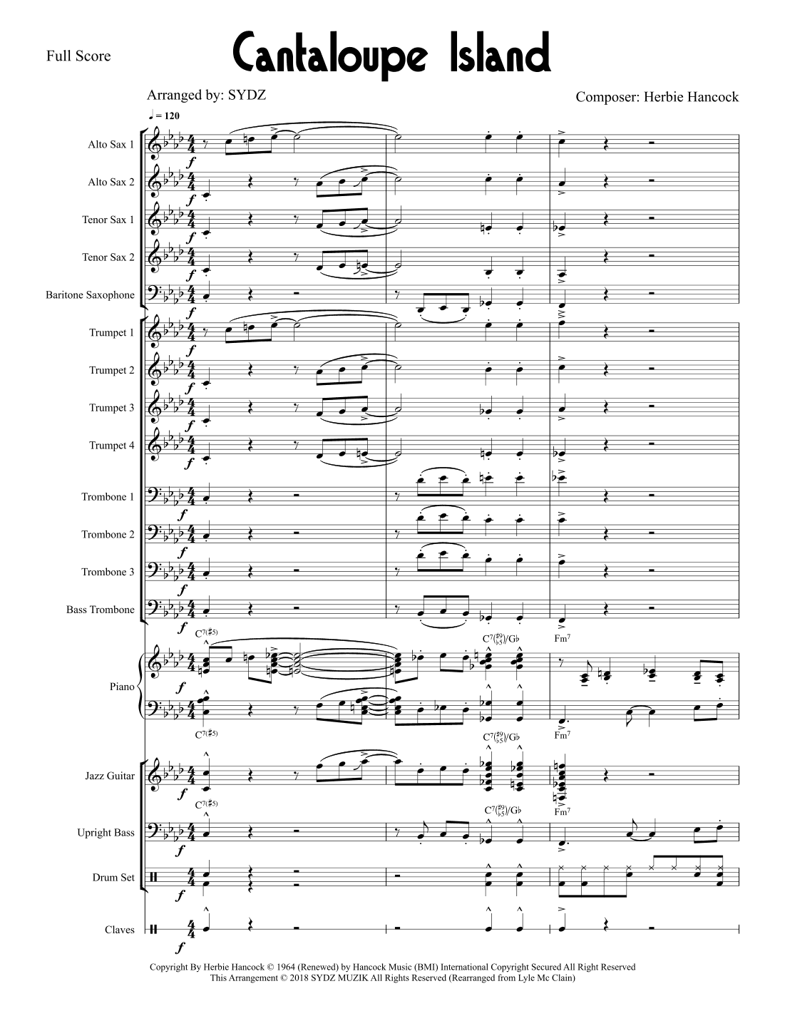 Cantaloupe Island (arr. SYDZ)