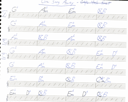 One Song Away (arr. James Woolwine)