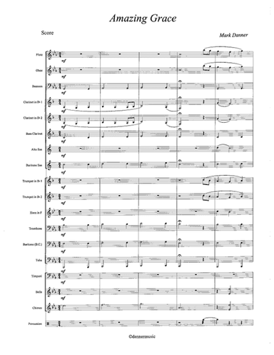 AMAZING GRACE (arr. Mark Danner)