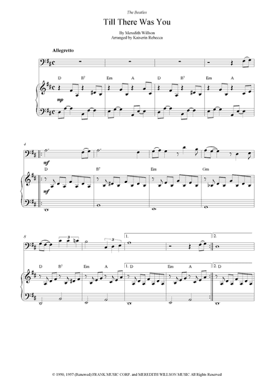 Till There Was You (arr. Kaiserin Rebecca)