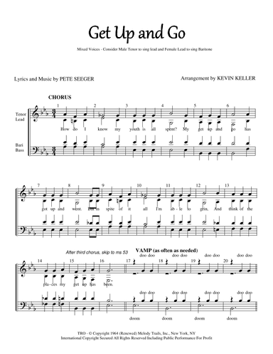 Get Up And Go (arr. Kevin Keller)