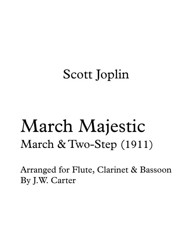 March Majestic (1911) (arr. J.W. Carter)