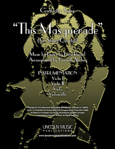 This Masquerade (arr. Kenneth Abeling)