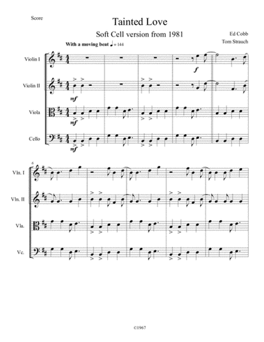 Tainted Love (arr. Thomas Strauch)