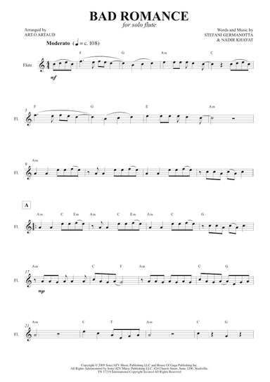 Bad Romance (arr. Art.o Artaud)
