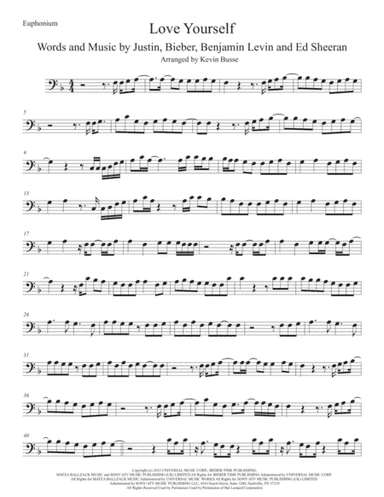 Love Yourself (arr. Kevin Busse)