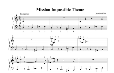 Mission: Impossible Theme (mission Accomplished) (arr. Michael Woytiuk)