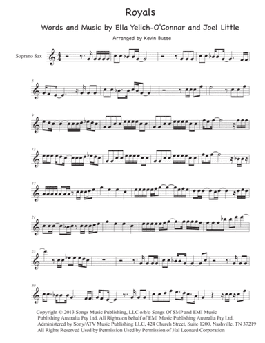 Royals (arr. Kevin Busse)