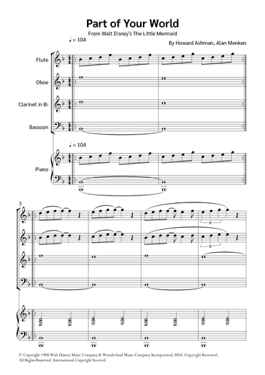 Part Of Your World (reprise) (arr. Jackson Spindler)