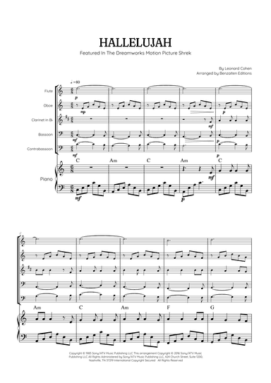 Hallelujah (arr. Benzaiten Editions)