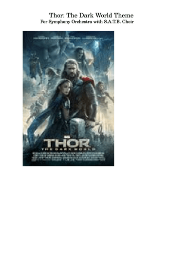 Thor: The Dark World (arr. Derek Zhu)