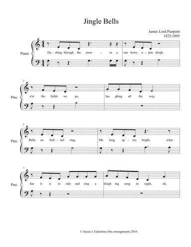 Jingle Bells (arr. Susan J. Galentine)
