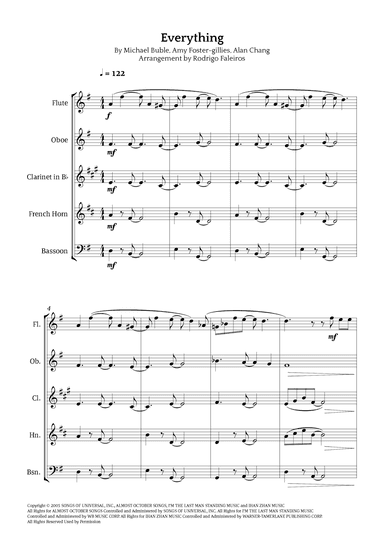 Everything (arr. Rodrigo Faleiros)