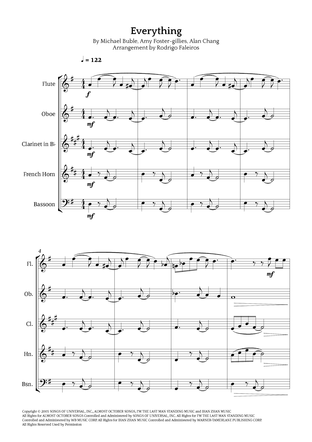 Everything (arr. Rodrigo Faleiros)