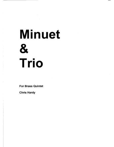 Minuet & Trio