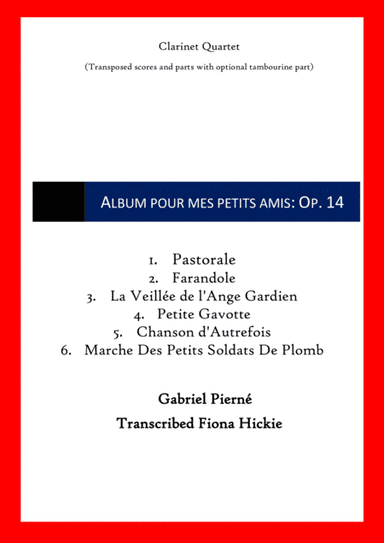 Album Pour Mes Petits Amis, Op. 14 (arr. Fiona Hickie)
