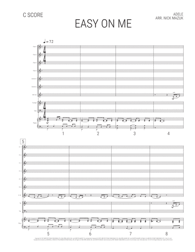 Easy On Me (arr. Nick Mazuk)