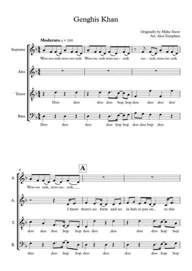 Genghis Khan (arr. Alex Tompkins)