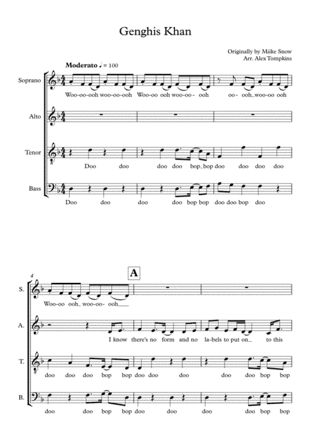 Genghis Khan (arr. Alex Tompkins)