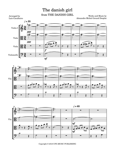 Danish Girl, The (arr. Laís Cavalheiro)