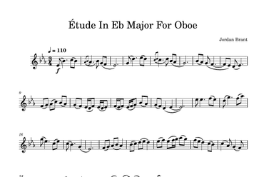 Étude For Oboe
