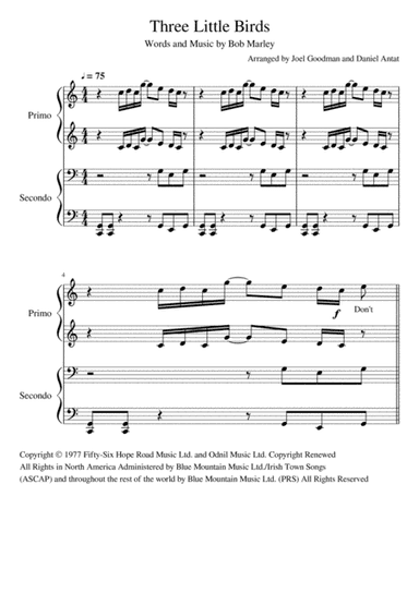 Three Little Birds (arr. Joel Goodman)
