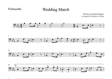 Wedding March (arr. Zachary Corbett)