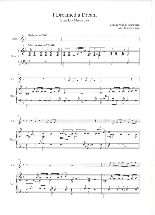 Les Miserables (arr. Rafael Dengra)