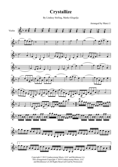 Crystallize (arr. Marci)