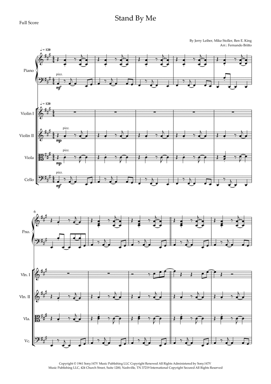 Stand By Me (arr. Fernando Britto)