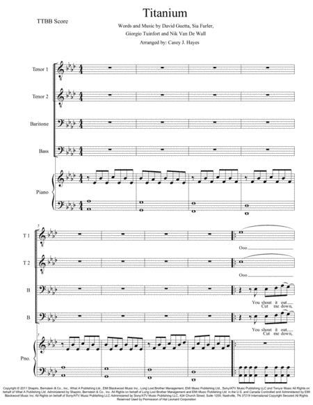 Titanium (arr. Casey J. Hayes)