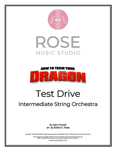 Test Drive (arr. Elisha G. Rose - Rose Music Studio)
