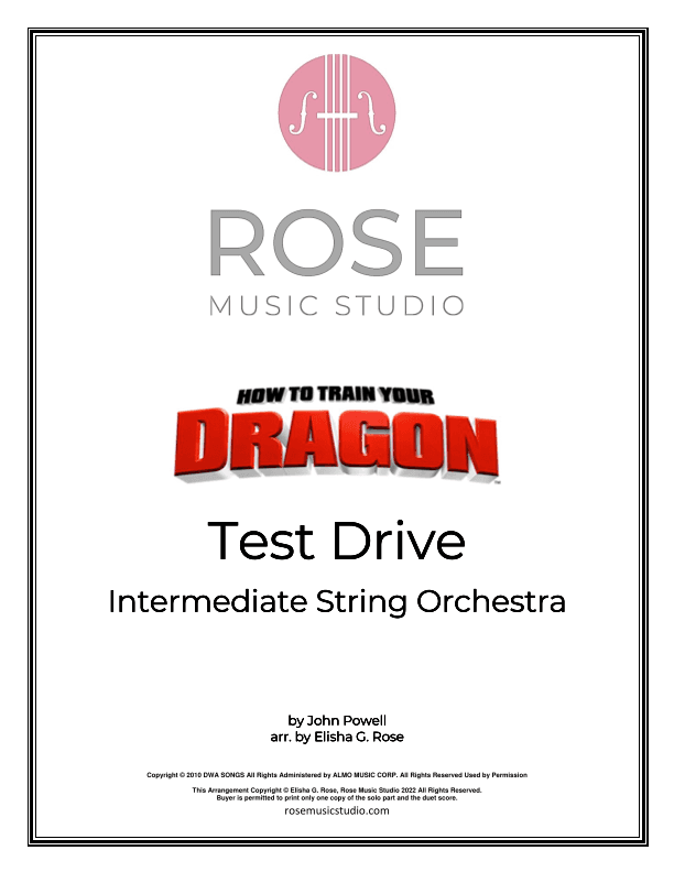 Test Drive (arr. Elisha G. Rose - Rose Music Studio)
