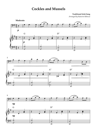 Cockles and Mussels (arr. Kaiserin Rebecca)