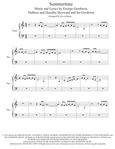 Summertime (arr. Kevin Busse)