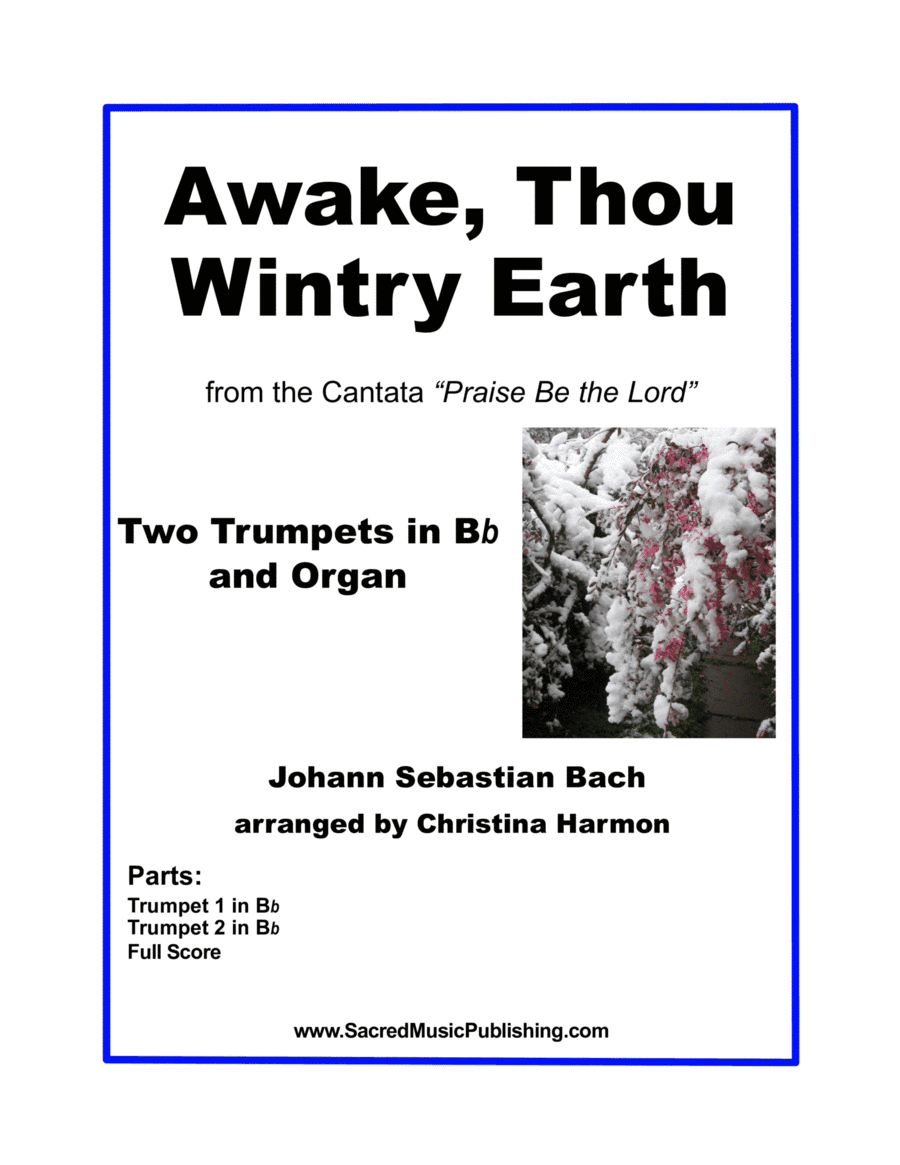 Awake, Thou Wintry Earth - Two Trumpets and Organ (arr. Christina Harmon)