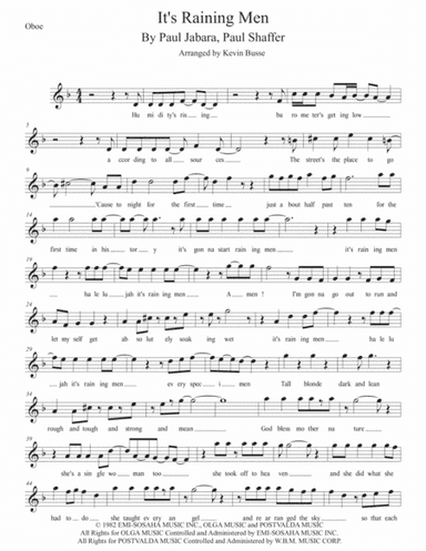 It's Raining Men (arr. Kevin Busse)