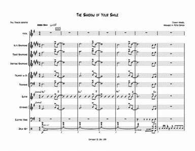 The Shadow Of Your Smile (arr. Peter Espada)