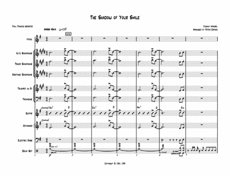 The Shadow Of Your Smile (arr. Peter Espada)