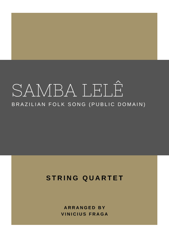 Samba Lelê (arr. Vinicius Fraga)