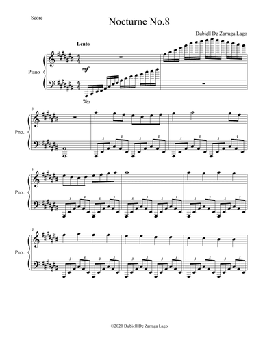 Nocturne No.8 A# Minor Op.144