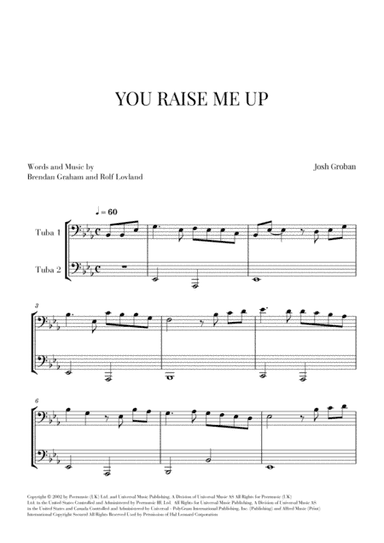 You Raise Me Up (arr. Cadenza Editions)