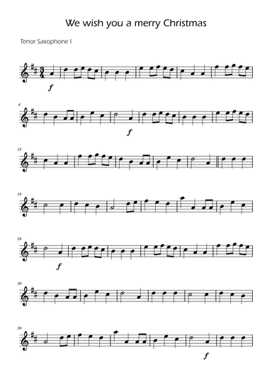 We Wish You a Merry Christmas - Sax Duet w/ Piano (arr. Ygor Nunes)